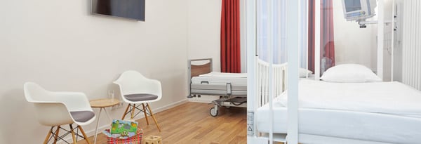 Sala del paziente nella Clinica M1